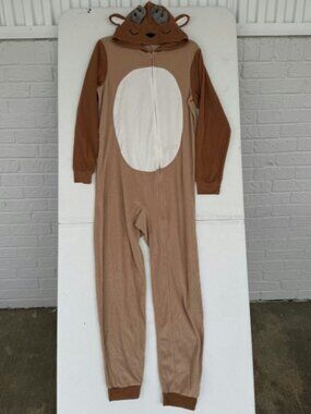 Jammies for your Families Reindeer Union Suit Pajamas Kids 18/20